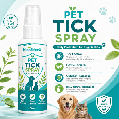 🥳2026 HOT SALE🥳💞50K+ SOLD!🦮🐱Pet Tick & Parasite Repellent Spray — Keep Your Dogs & Cats Free from Discomfort