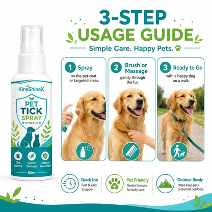 🥳2026 HOT SALE🥳💞50K+ SOLD!🦮🐱Pet Tick & Parasite Repellent Spray — Keep Your Dogs & Cats Free from Discomfort
