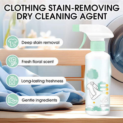 💞50K+ SOLD!🚨👔 Emergency Stain Savior! Clothing Dry-Cleaning Agent – Treat Stains Instantly, Avoid the Trip. ✨🌿